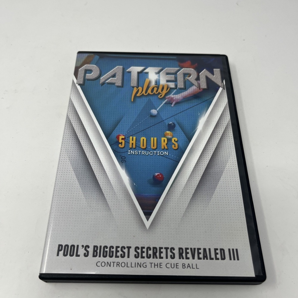 Pattern Play Pool's Biggest Secrets Revealed 3 DVD, 5 Hours Instruction Billiard